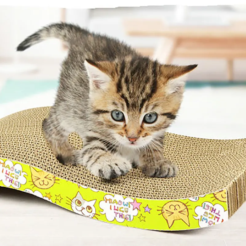 S-Shaped Cat Scratcher Pad
