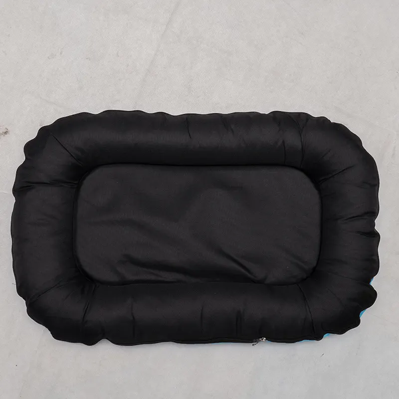 Faux-Linen Pet Bed